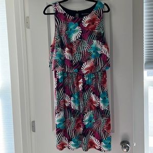 Floral Hawaian style dress 2x